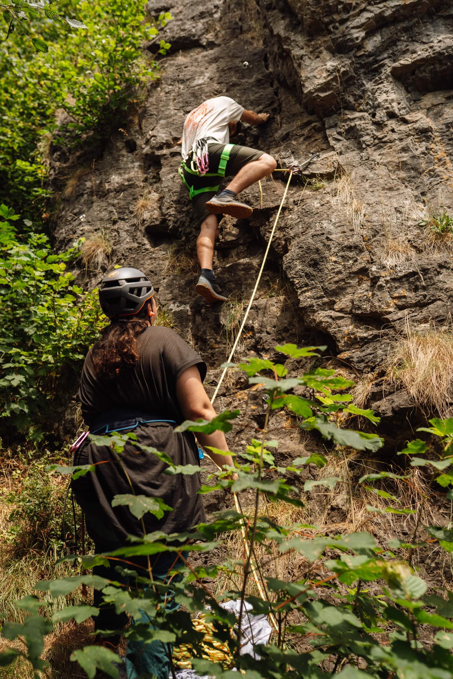 Vogtland Klettertour Trittfest Naturerlebnis